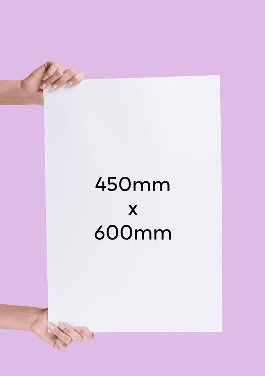450 x 600mm Corflute Sign - Corflutes.co.nz