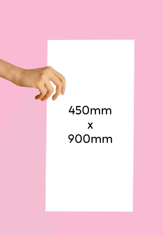 450 x 900mm Corflute Sign - Corflutes.co.nz