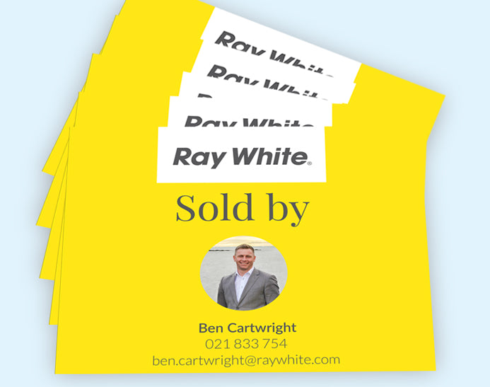 real estate corflute sign