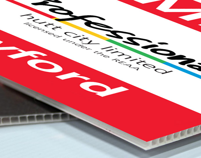 real estate corflute sign