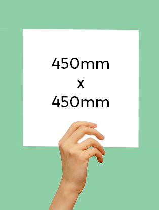 450 x 450mm Corflute Sign - Corflutes.co.nz