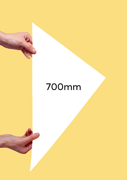 700mm Triangle Corflute Sign - Corflutes.co.nz