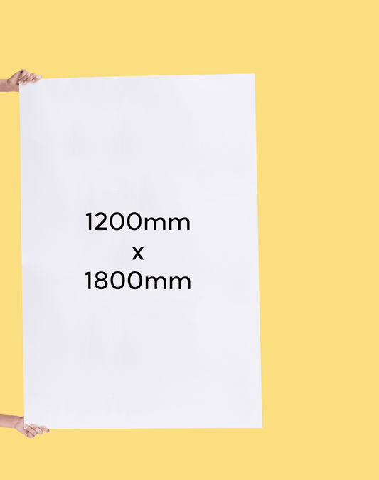 1200 x 1800mm corflute sign template