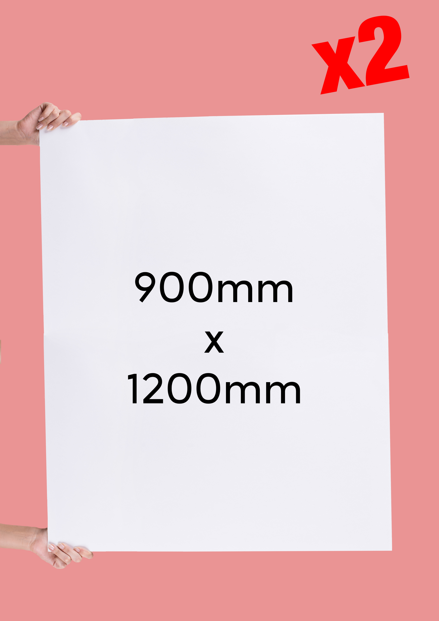 2x 1200x900mm Corflutes